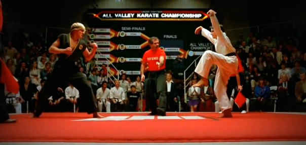 Karate Kid Crane Kick