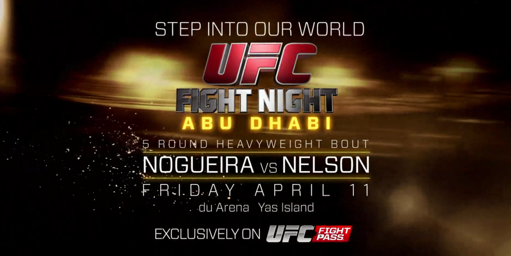 UFC Abu Dhabi Poster