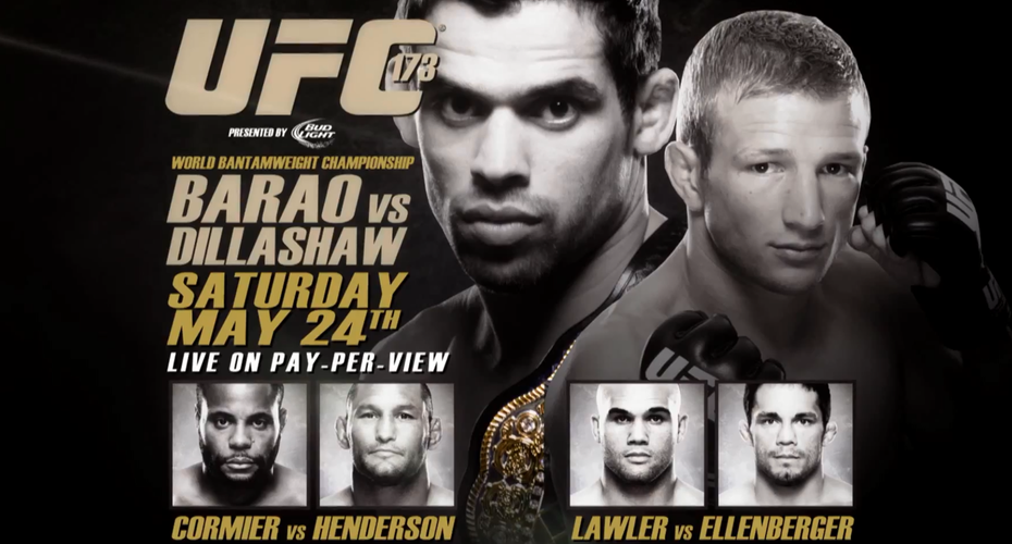 UFC 173 Poster