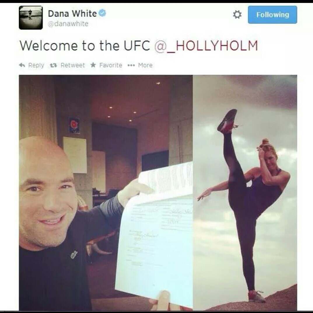 Welcome to the UFC Holly Holm