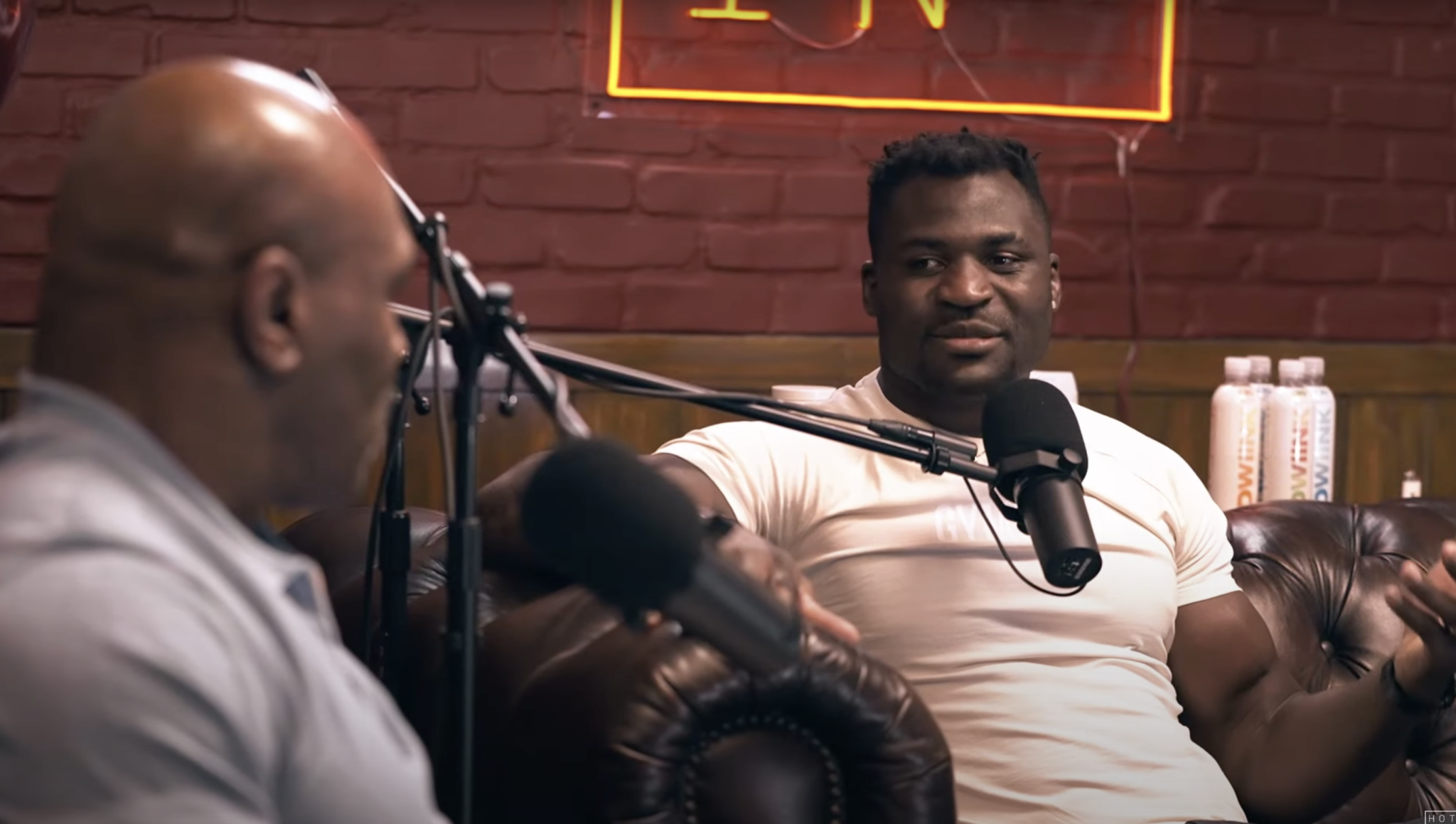 Francis Ngannou, UFC Heavyweight Champion Hotboxin’ with Mike Tyson
